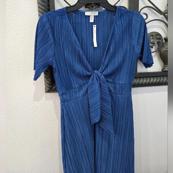 NWT ASOS PLISSE TEA MIDI DRESS - Picture 6 of 12